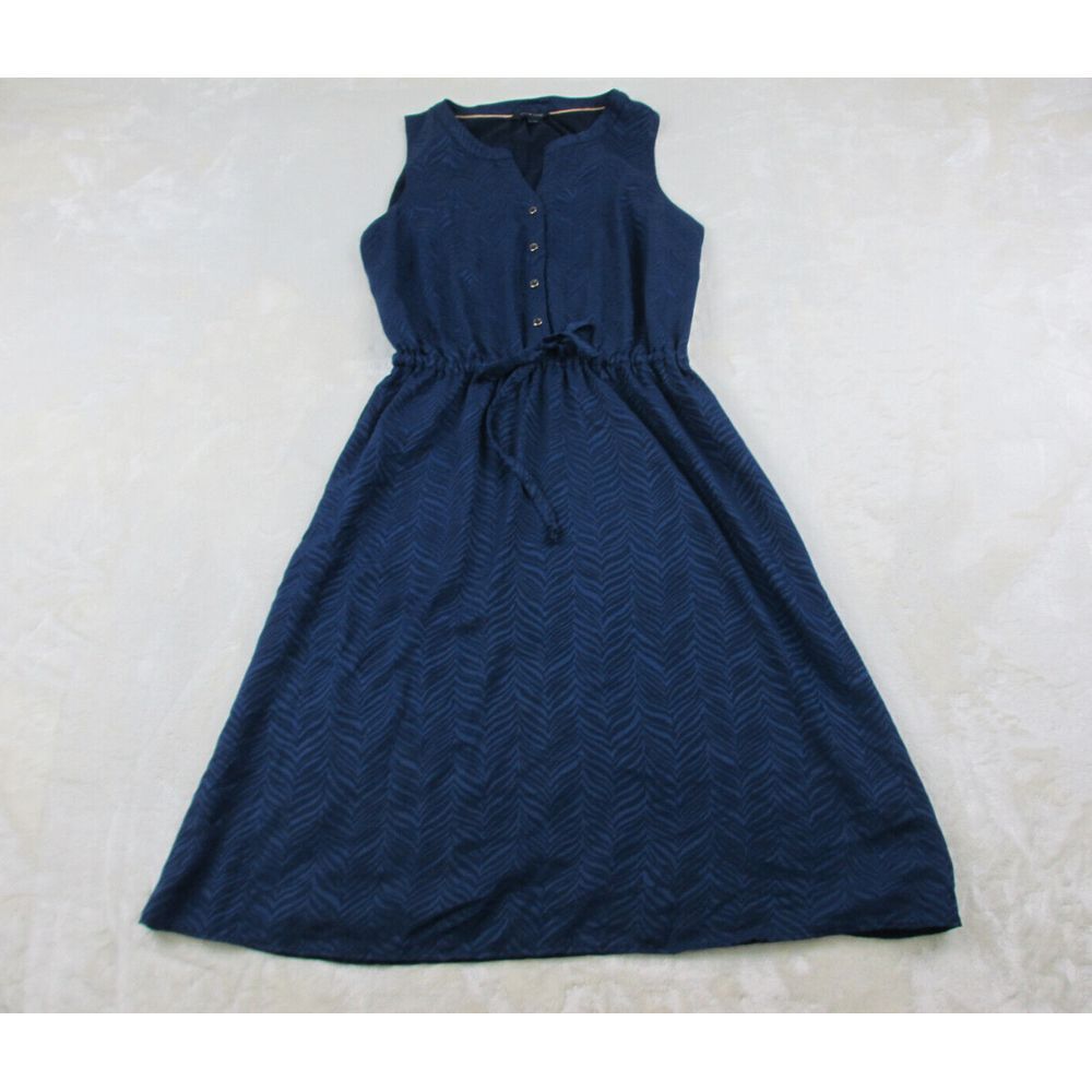 Tommy Hilfiger Navy Blue Midi Dress